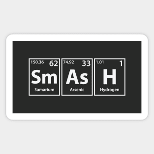 Smash (Sm-As-H) Periodic Elements Spelling Sticker